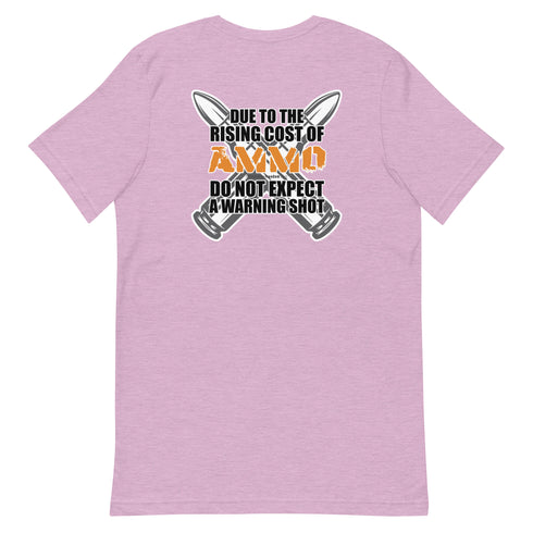 Rising Cost of Ammo Short-sleeve unisex t-shirt - Mainstream Freedom