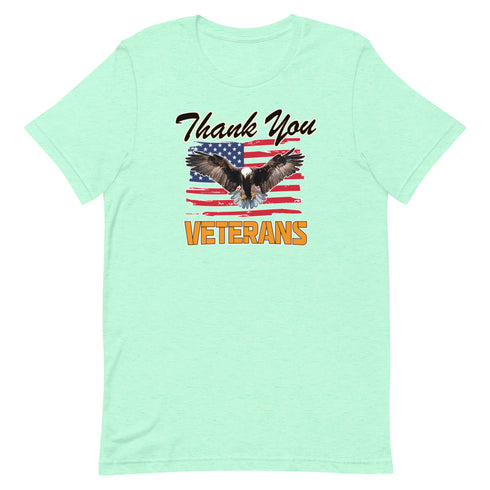 Thank You Veterans Short-sleeve unisex t-shirt - Mainstream Freedom