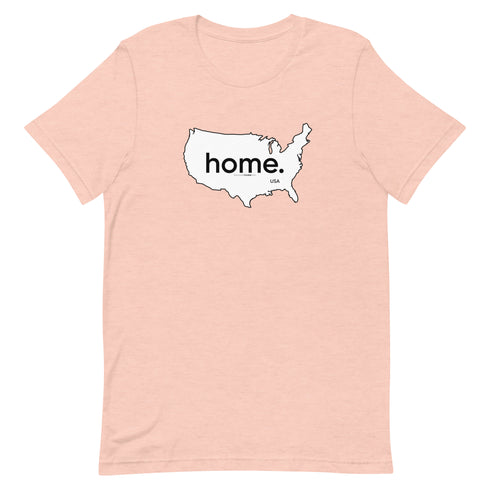 Home - On Map Of America Short-sleeve unisex t-shirt - Mainstream Freedom