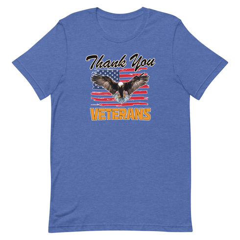 Thank You Veterans Short-sleeve unisex t-shirt - Mainstream Freedom