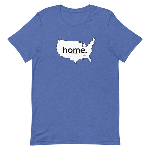 Home - On Map Of America Short-sleeve unisex t-shirt - Mainstream Freedom