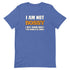 I Am Not Bossy Short-sleeve unisex t-shirt - Mainstream Freedom