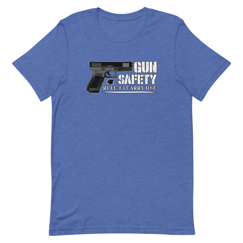 Gun Safety Rule #1 Carry One Short-sleeve unisex t-shirt - Mainstream Freedom