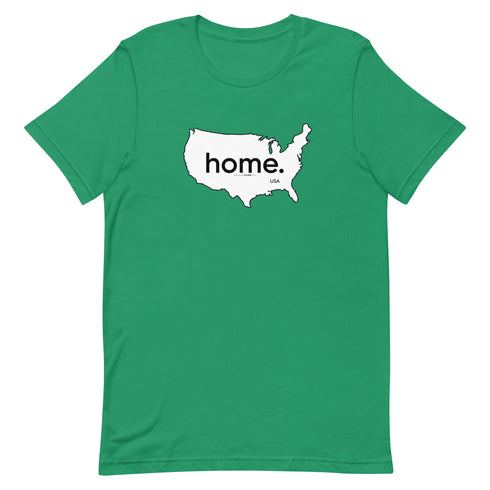 Home - On Map Of America Short-sleeve unisex t-shirt - Mainstream Freedom