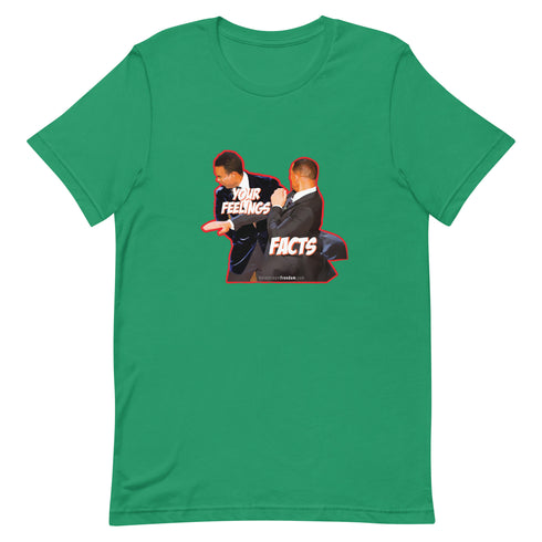 Your Feelings/Facts Short-sleeve unisex t-shirt - Mainstream Freedom