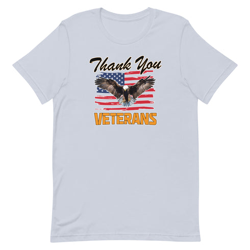 Thank You Veterans Short-sleeve unisex t-shirt - Mainstream Freedom