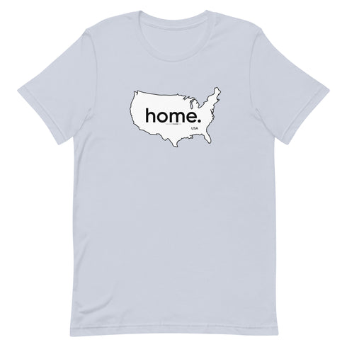 Home - On Map Of America Short-sleeve unisex t-shirt - Mainstream Freedom