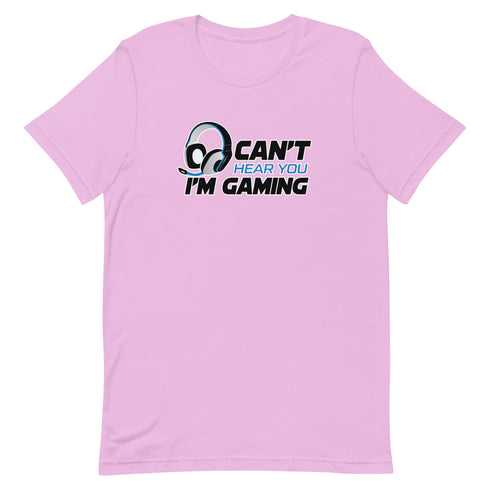 Can't Hear You I'm Gaming Short-sleeve unisex t-shirt - Mainstream Freedom