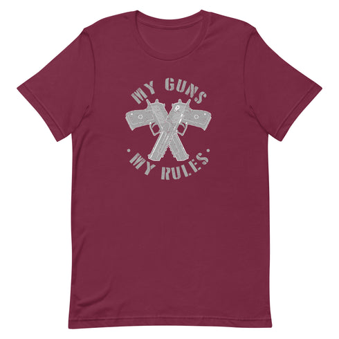 My Guns My Rules Unisex t-shirt - Mainstream Freedom