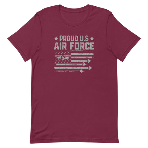 Proud US Air Force Unisex t-shirt - Mainstream Freedom