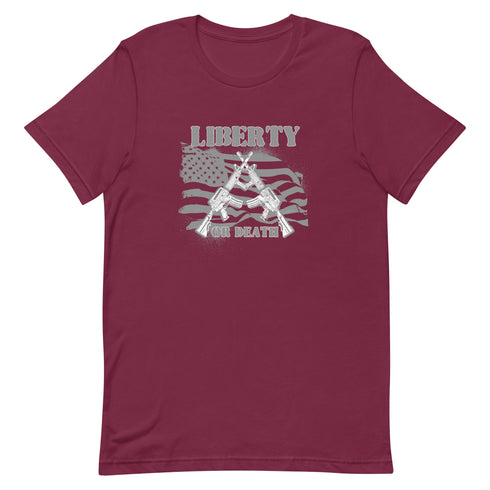 Liberty or Death Unisex t-shirt - Mainstream Freedom