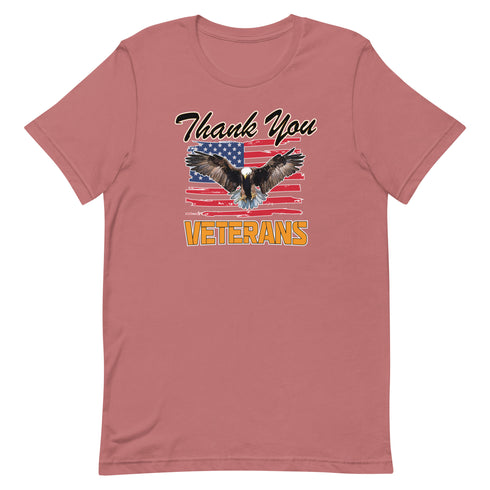 Thank You Veterans Short-sleeve unisex t-shirt - Mainstream Freedom