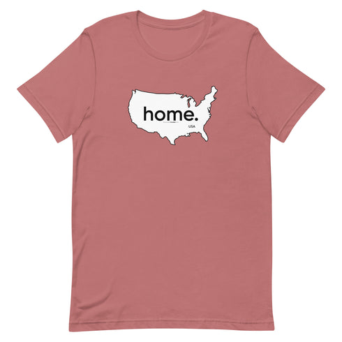 Home - On Map Of America Short-sleeve unisex t-shirt - Mainstream Freedom