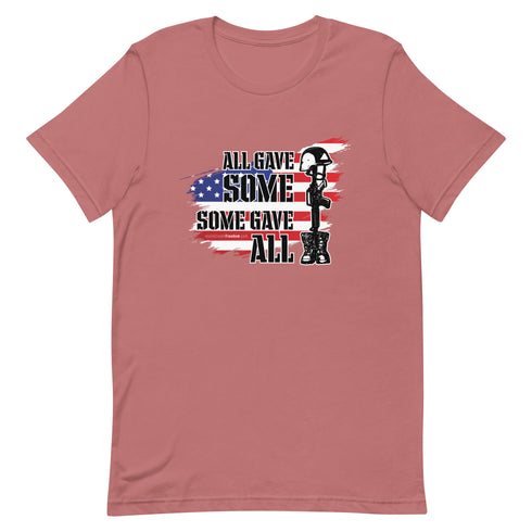 All Gave Some, Some Gave All Short-sleeve Patriotic t-shirt - Mainstream Freedom