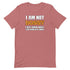 I Am Not Bossy Short-sleeve unisex t-shirt - Mainstream Freedom