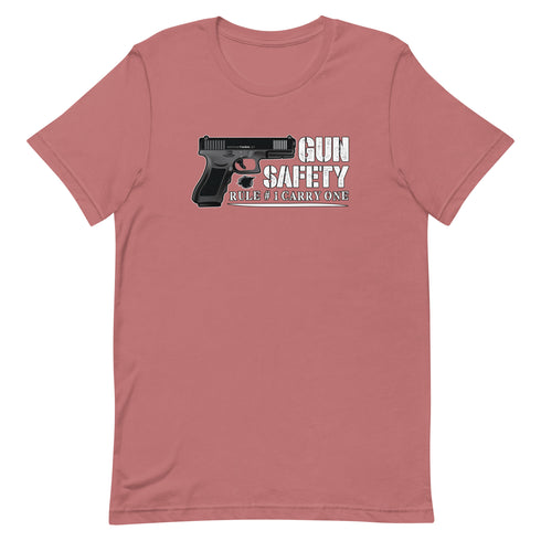 Gun Safety Rule #1 Carry One Short-sleeve unisex t-shirt - Mainstream Freedom