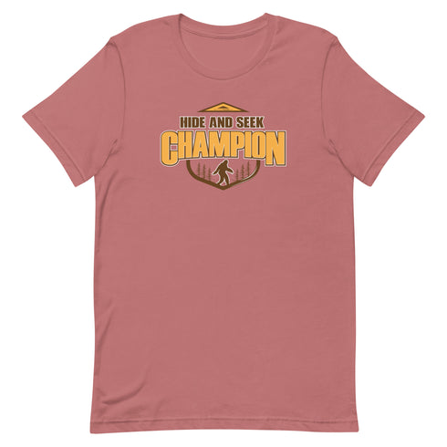 Hide And Seek Champion Short-sleeve unisex t-shirt - Mainstream Freedom