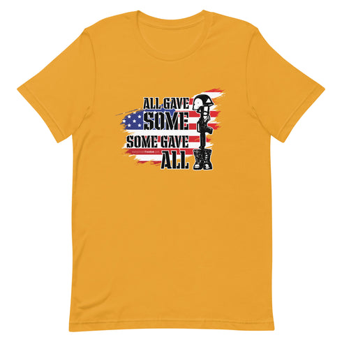 All Gave Some, Some Gave All Short-sleeve Patriotic t-shirt - Mainstream Freedom
