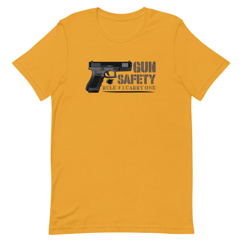 Gun Safety Rule #1 Carry One Short-sleeve unisex t-shirt - Mainstream Freedom