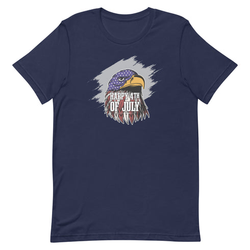 Happy 4th Of July Eagle Unisex t-shirt - Mainstream Freedom