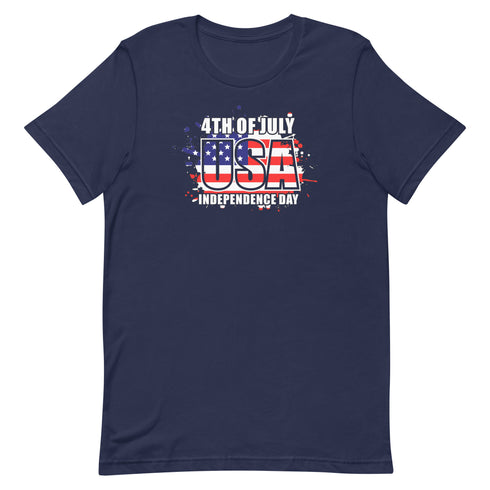 4th of July USA Independence Day Unisex t-shirt - Mainstream Freedom