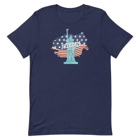 Independence Day - Statue of Liberty Unisex t-shirt - Mainstream Freedom