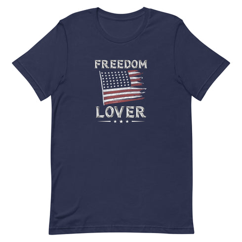 Freedom Lover Patriotic American Freedom Lover t-shirt - Mainstream Freedom
