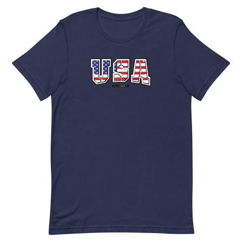 USA Short-sleeve unisex t-shirt - Mainstream Freedom