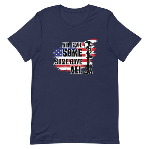 All Gave Some, Some Gave All Short-sleeve Patriotic t-shirt - Mainstream Freedom