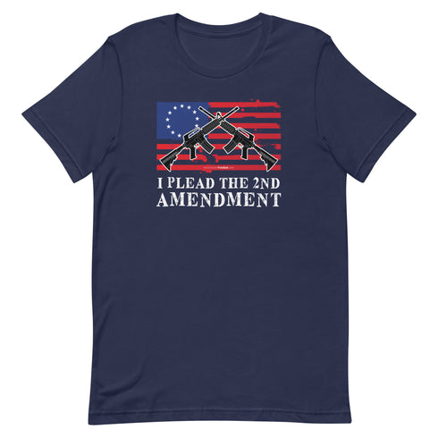 I Plead The 2nd Amendment Short-sleeve unisex t-shirt - Mainstream Freedom