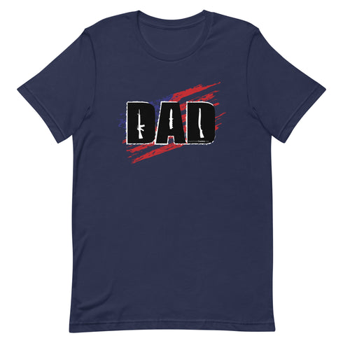 DAD Guns Short-sleeve unisex t-shirt - Mainstream Freedom