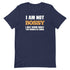 I Am Not Bossy Short-sleeve unisex t-shirt - Mainstream Freedom