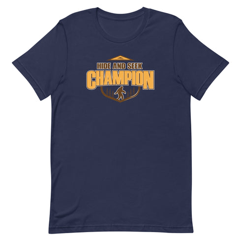 Hide And Seek Champion Short-sleeve unisex t-shirt - Mainstream Freedom