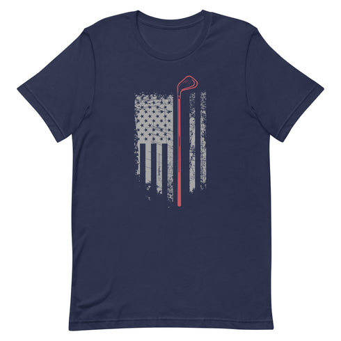 Grunge American Golfer Unisex t-shirt - Mainstream Freedom