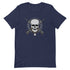 Skull with Guns and Bullets Unisex t-shirt - Mainstream Freedom