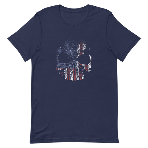 USA Skull Unisex t-shirt - Mainstream Freedom