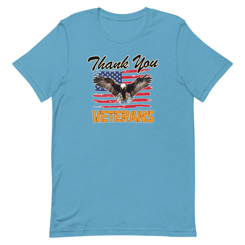 Thank You Veterans Short-sleeve unisex t-shirt - Mainstream Freedom