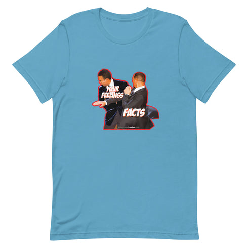 Your Feelings/Facts Short-sleeve unisex t-shirt - Mainstream Freedom