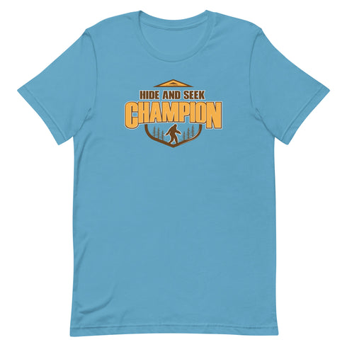 Hide And Seek Champion Short-sleeve unisex t-shirt - Mainstream Freedom