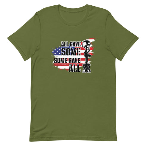 All Gave Some, Some Gave All Short-sleeve Patriotic t-shirt - Mainstream Freedom