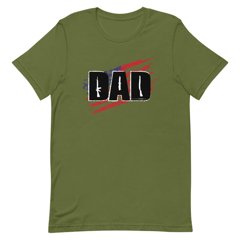 DAD Guns Short-sleeve unisex t-shirt - Mainstream Freedom