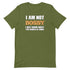 I Am Not Bossy Short-sleeve unisex t-shirt - Mainstream Freedom