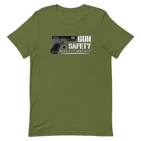 Gun Safety Rule #1 Carry One Short-sleeve unisex t-shirt - Mainstream Freedom