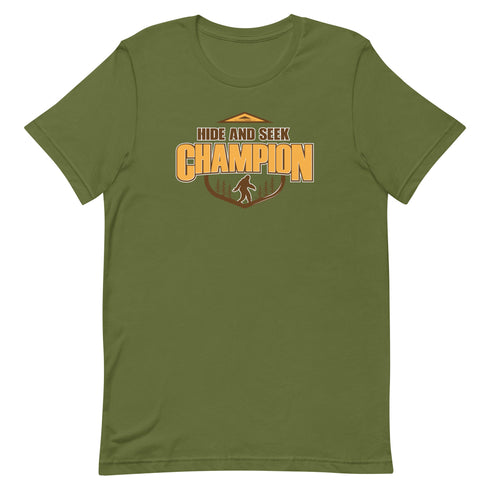 Hide And Seek Champion Short-sleeve unisex t-shirt - Mainstream Freedom
