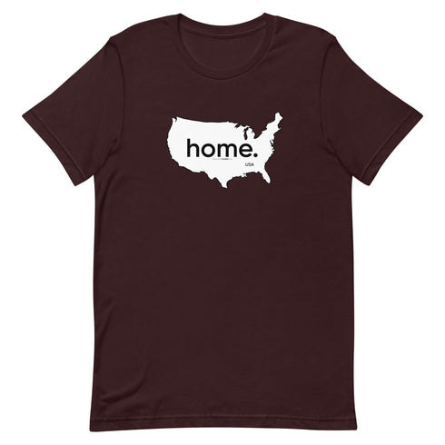 Home - On Map Of America Short-sleeve unisex t-shirt - Mainstream Freedom