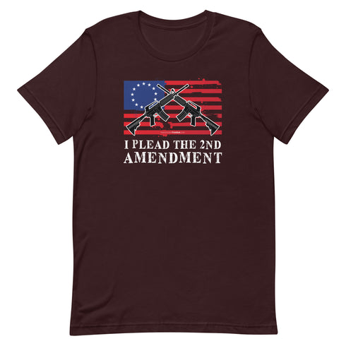 I Plead The 2nd Amendment Short-sleeve unisex t-shirt - Mainstream Freedom