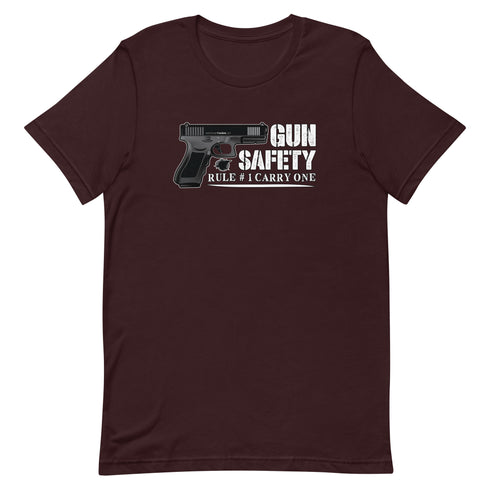 Gun Safety Rule #1 Carry One Short-sleeve unisex t-shirt - Mainstream Freedom
