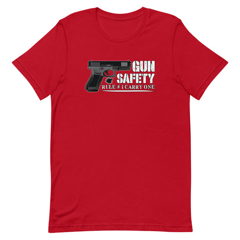 Gun Safety Rule #1 Carry One Short-sleeve unisex t-shirt - Mainstream Freedom