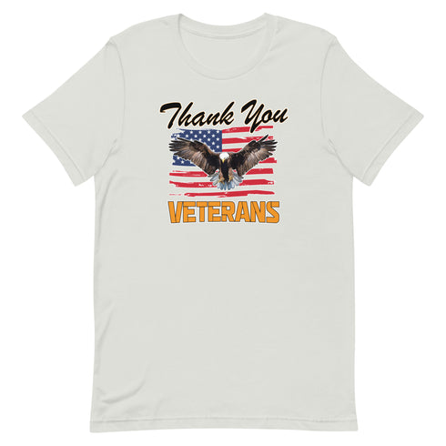 Thank You Veterans Short-sleeve unisex t-shirt - Mainstream Freedom
