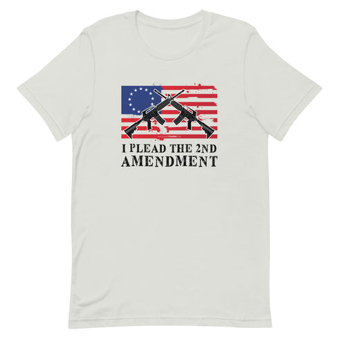I Plead The 2nd Amendment Short-sleeve unisex t-shirt - Mainstream Freedom